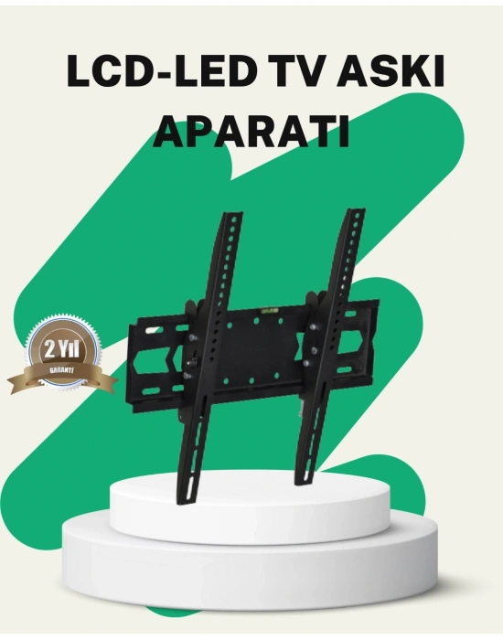 ® 32 İnç TV Duvar Askı Braketi Stabil Güvenli Montaj Çelik Gövde