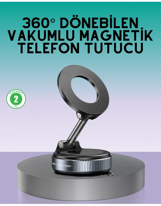 ® 360 Derece Ayarlanabilir Manyetik Araç Telefon Standı