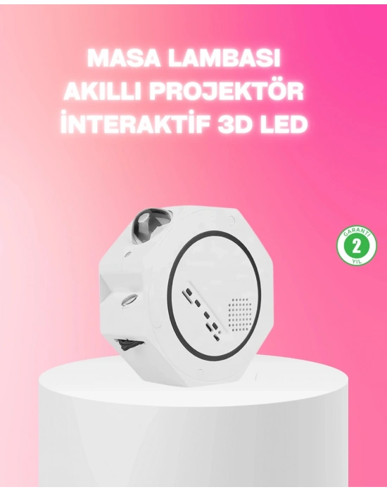 ® 360° Döndürülebilir Yıldızlı Gökyüzü Projeksiyon Gece Lambası