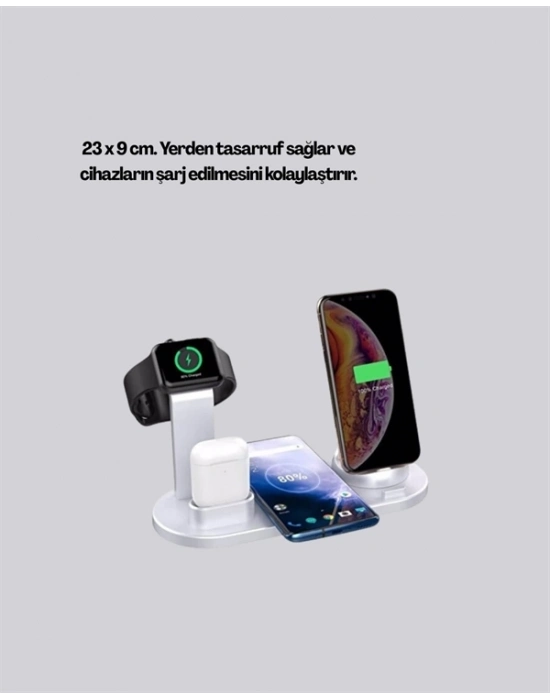 ® 360° Döner Bağlantı Noktalı Kaymaz Taban – Akıllı Şarj Teknolojisiyle Donatılmış Geniş Uyumluluk