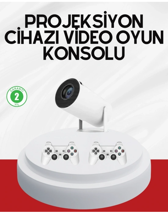® 3D Oyun Destekli Kablosuz Ev Sinema Projeksiyon Cihazı
