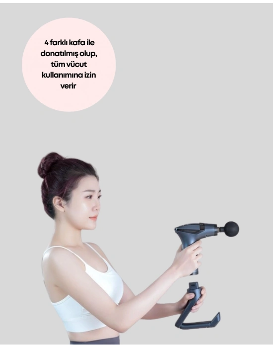® 3in1 Fonksiyonel Şarjlı Masaj Aleti Ayak Yüz Vücut Masajı