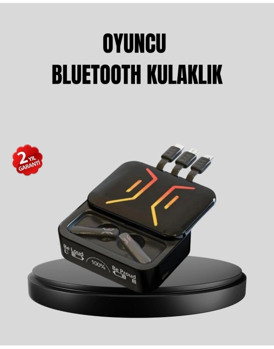 ® 3’ü 1 Arada Kablolu ve Kablosuz Bluetooth 5.3 Kulaklık