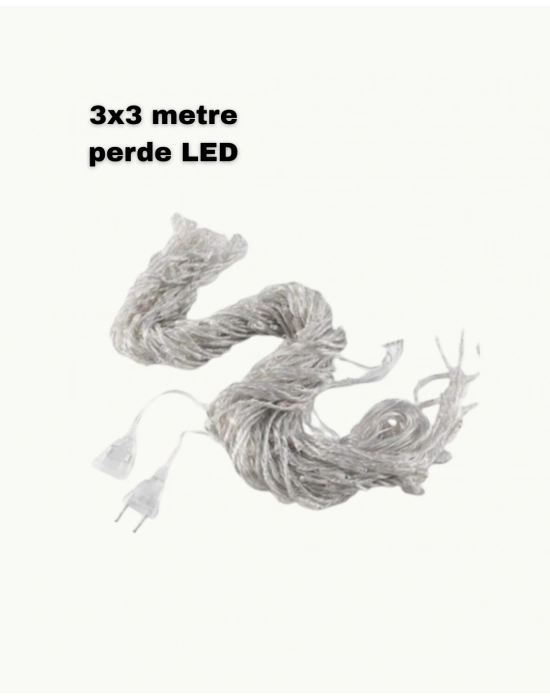 ® 3x3 LED Işık Perdesi Şelale Model İç Dış Mekân Dekorasyonu