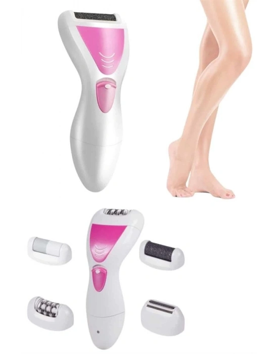 ® 4 Başlıklı Lazer Öncesi Kısaltma Epilasyon Aleti Epilatör Çok Amaçlı