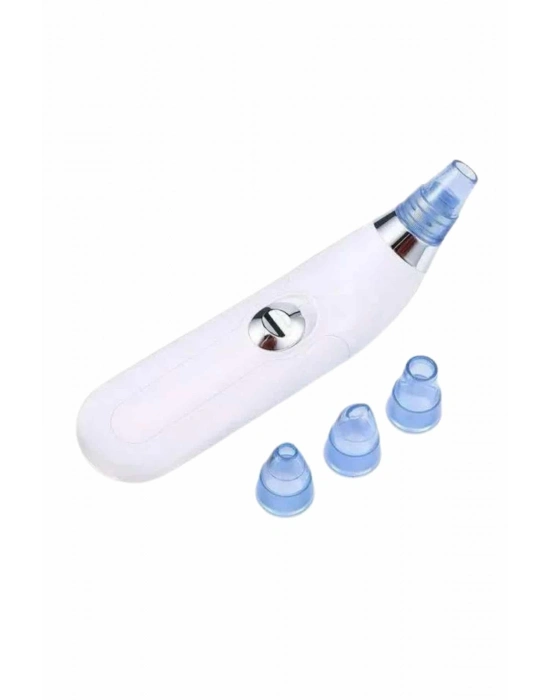 ® 4 Başlıklı Pilli Vakumlu Siyah Nokta Temizleyici Akne Ve Sivilce Önleyici