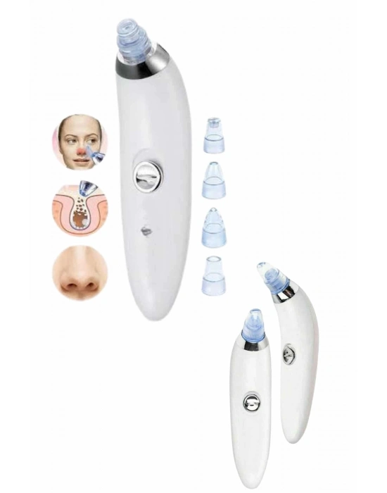 ® 4 Başlıklı Vakumlu Siyah Nokta Ve Yüz Temizleme Cihazı