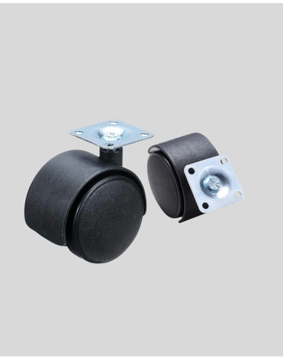 ® 4 cm Çap Kilitsiz Tekerlek Ayağı Tekli Hafif Mobilyalar İçin