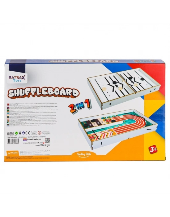 ® 416 Shuffleboard Oyunu 2IN1 -Akçiçek Oyuncak