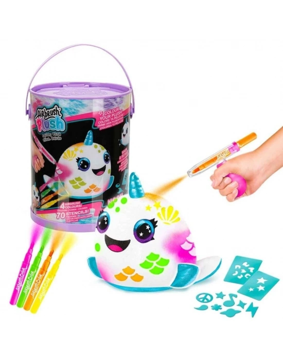 45523 Airbrush Peluş Neon Boyama Seti -