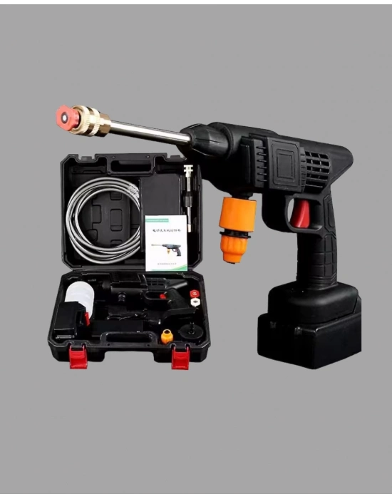 ® 48V Şarjlı Basınçlı Yıkama Makinesi Kablosuz Su Tabancası