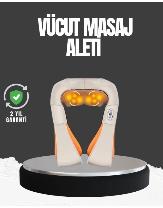 ® 4D Yoğurma Teknolojili Masaj Cihazı-Boyun Omuz için uygun