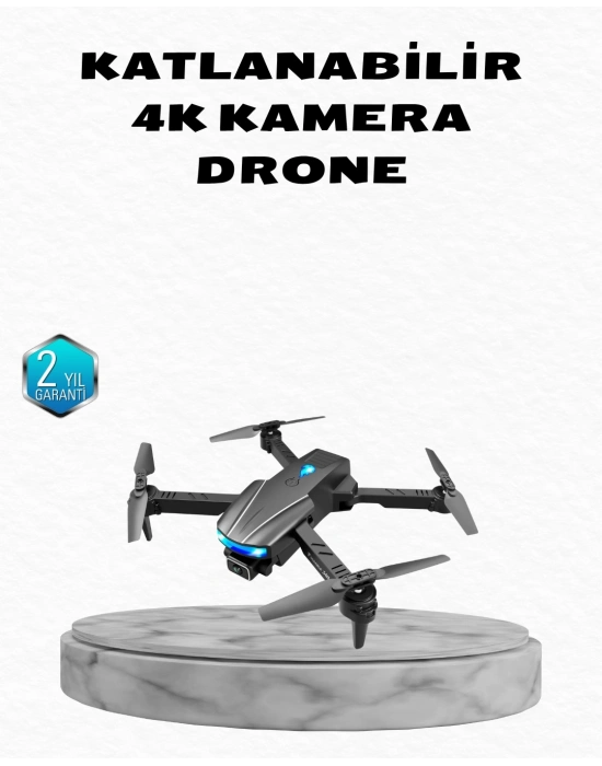 ® 4K Kamera Özellikli Katlanabilir Drone Wi-Fi ve Yükseklik Sabitlemeli
