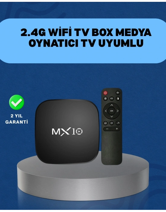® 4K Medya Kutusu HDMI-USB Bağlantılı Android TV Çözümü