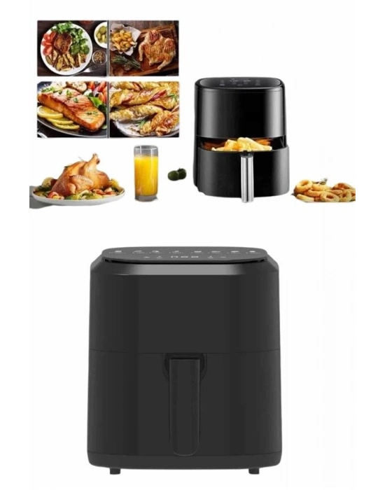 ® 4L Airfryer Hazneli Hava Fritözü Yağsız Fritöz Taşınabilir Fırın İşlevi Gören Pratik