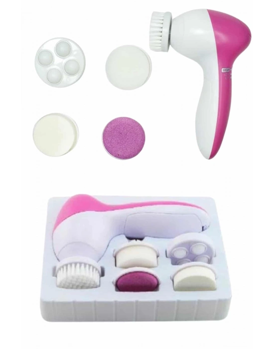 ® 5 Başlıklı Cilt Temizleme Cihazı Ultra Kaliteli Yumuşak Kırşıklık Karşıtı