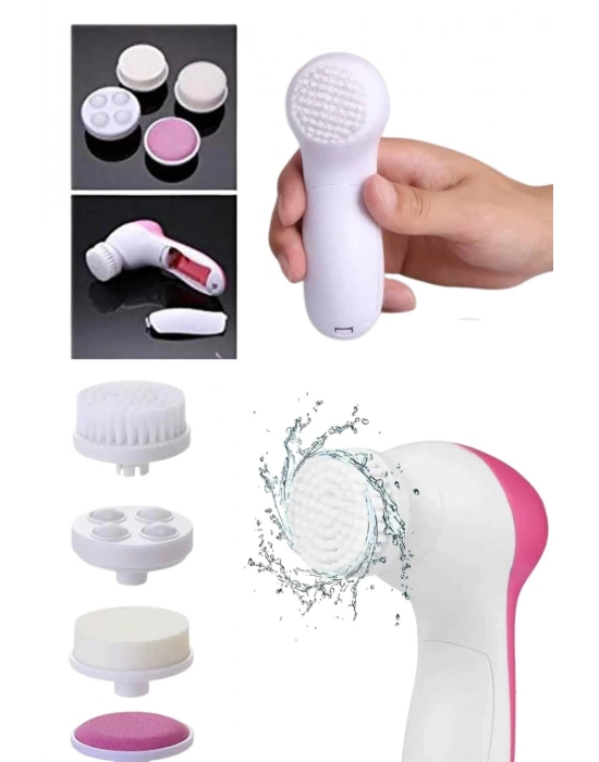 ® 5 Başlıklı Cilt Temizleme Cihazı Ultra Kaliteli Yumuşak Kırşıklık Karşıtı