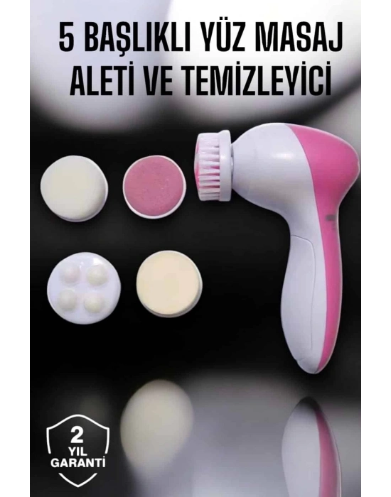 ® 5 Fonksiyonlu Kablosuz Yüz Temizleme Cihazı ile Derinlemesine Cilt Bakımı