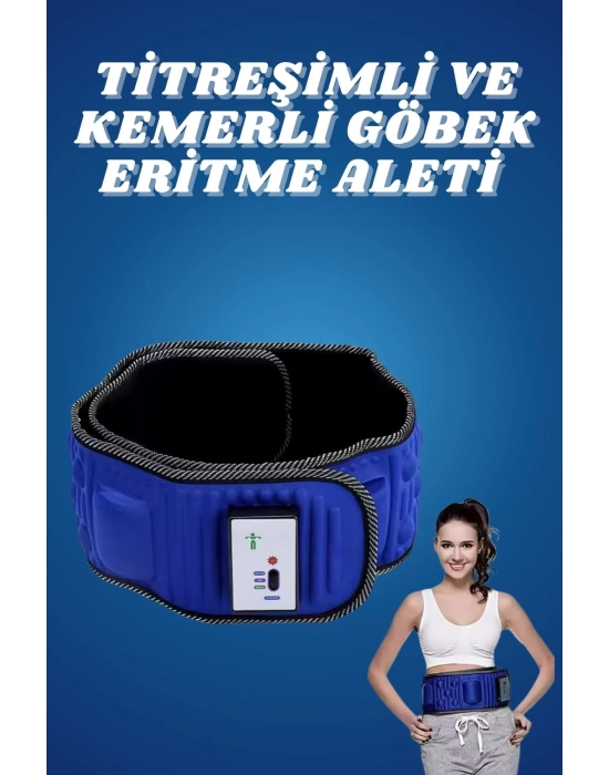 ® 5 Motorlu Titreşimli Masaj Aleti Göbek Kemeri Selülit Cihazı Eritme Zayıflama