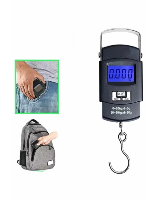 ® 50 Kg Dijital El Terazisi Cep Tartısı El Kantarı Terazi