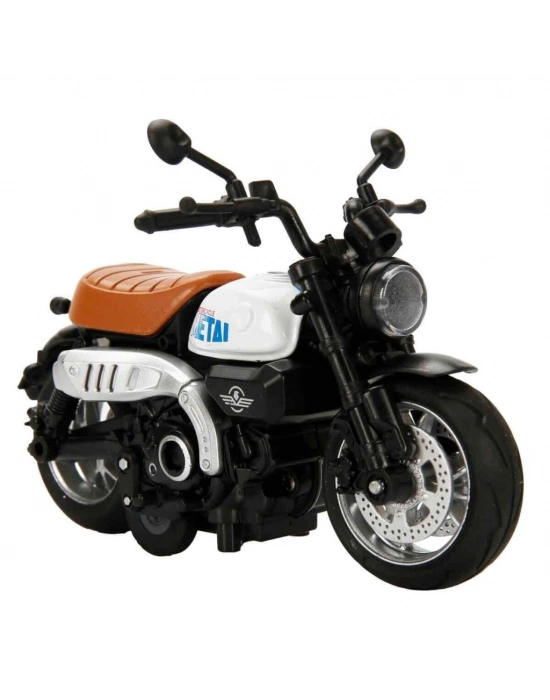 ® 5835 MOTOSİKLET 1 14  KASKLI FİGÜR PB 3R SES IŞIK