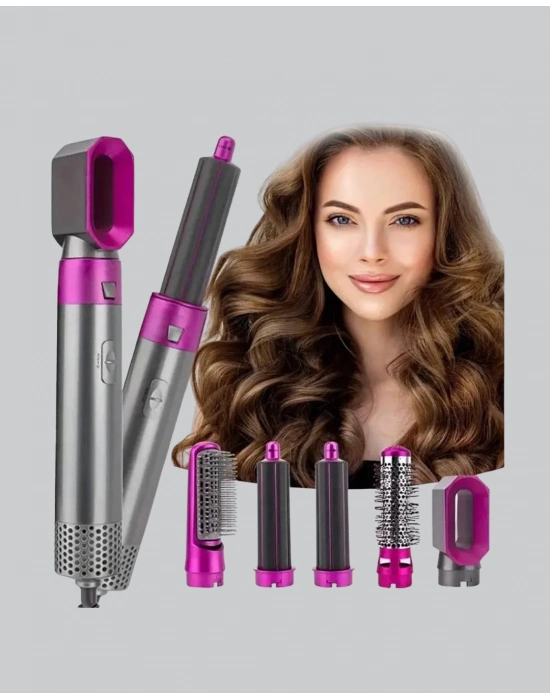 ® 5’i 1 Arada Saç Şekillendirici Set Kuaför Düzeyinde Performans ve Ergonomik Tasarım