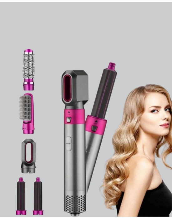 ® 5’i 1 Arada Saç Şekillendirme Makinesi Hızlı Kuruma ve Kuaför Kalitesinde Sonuç