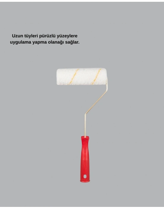 ® 5’li Rulo Boya Seti Küçük Detay Çalışmaları İçin Uygun