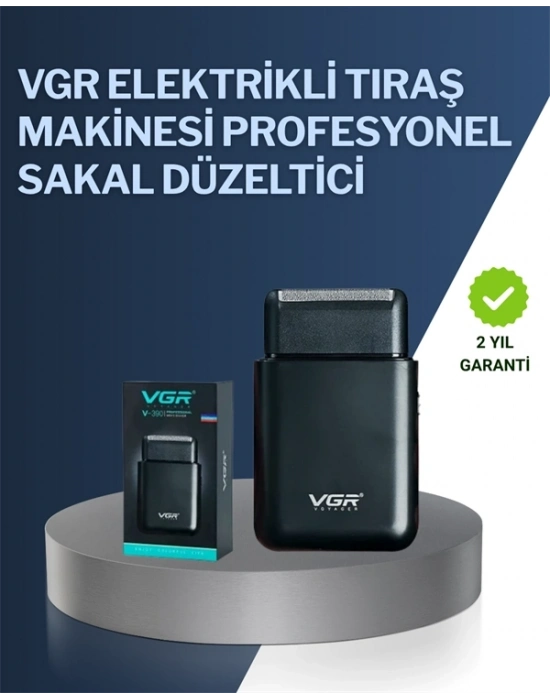 ® 5 W Güçlü USB Şarjlı Sakal Şekillendirici – İki Başlıklı, Su Geçirmez Tasarım