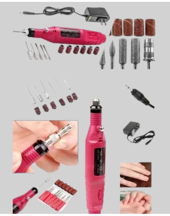 ® 6 Uçlu Elektrikli Manikür Pedikür Seti