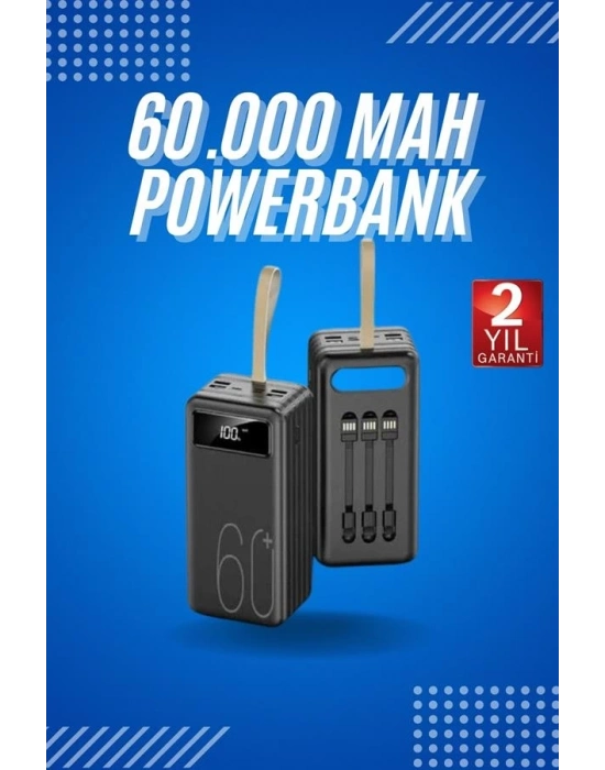 ® 60.000 Mah Hızlı powerbank