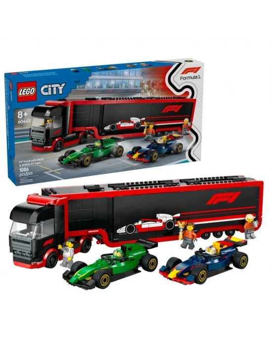 ® 60445   City F1 Tırı ve RB20 ve AMR24 1086 parça +8 yaş
