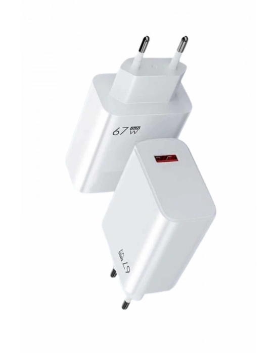 ® 67W Hızlı Şarj Yüksek Voltaj Korumalı Type C Şarj Adaptörü