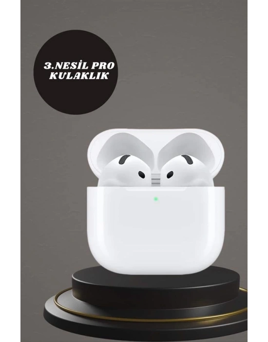 ® 7 Kordonlu Akıllı Saat Ve 3.Nesil Kulaklık Dokunmatik Ekran Sesli Görüşme Yapabilen