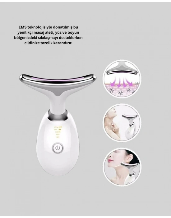 7 Seviyeli LED Cilt Sıkılaştırıcı Masaj Aleti