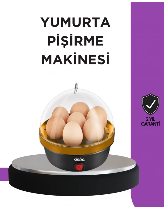 ® 7 Yumurta Kapasiteli Buharlı Yumurta Pişirme Cihazı Sesli Uyarılı