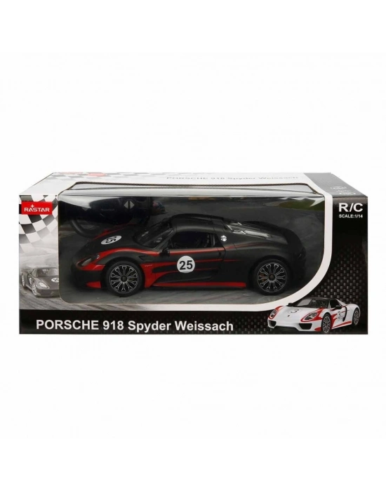 ® 70710 1:14 Uzaktan Kumandalı Porsche 918 Spyder Weissach Işıklı Araba 32 cm