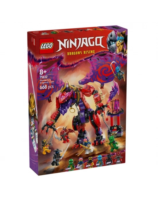 ® 71832   Ninjago Thunderfang Kaos Ejderhası 668 parça +8 yaş