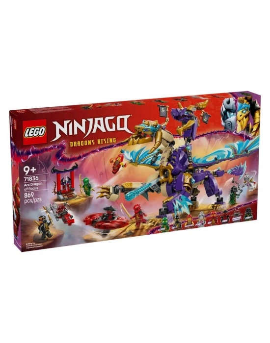 ® 71836  Ninjago Focu Ark Ejderhası 869 parça +9 yaş