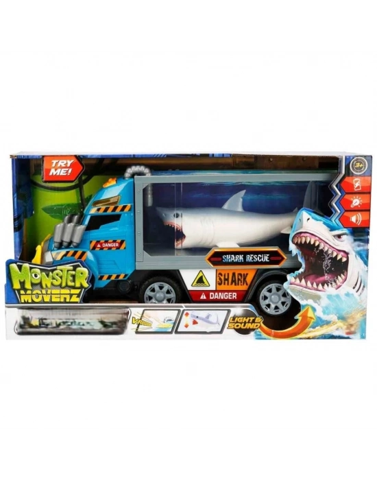 ® 72841 MOTORİZE ARABA KÖPEK BALIĞI KURTARICISI MÜZİK IŞIK FW