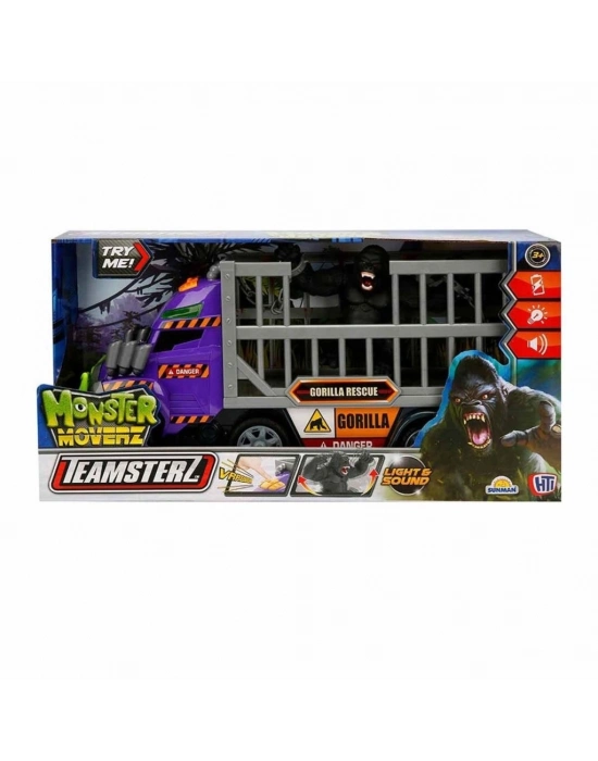 74641  Sesli ve Işıklı Motorize Araba Goril Kurtarıcısı -