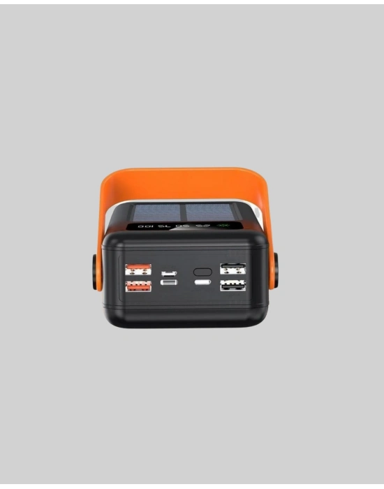 ® 80000 mAh Yüksek Kapasiteli Powerbank Göstergeli Solar Şarj Cihazı