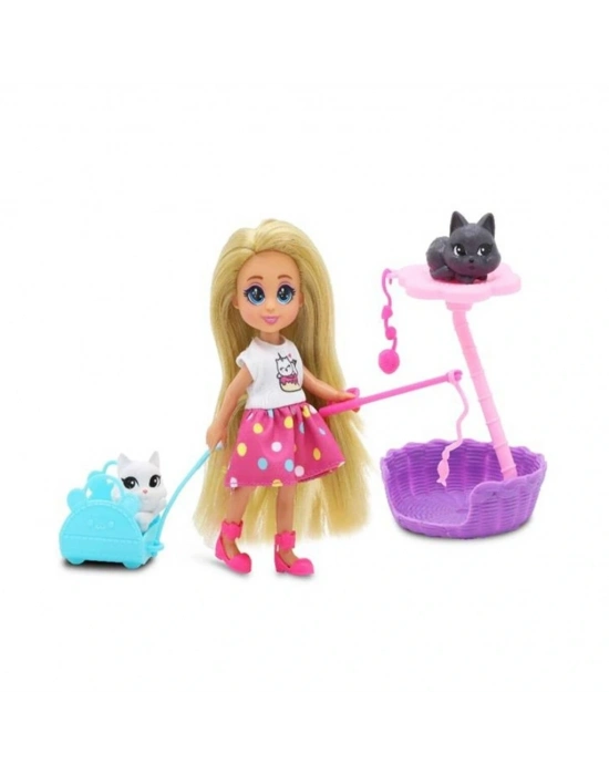 ® 81125 MİNİ BEBEK VE KEDİ SETİ