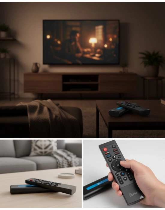 ® 8K Android TV Stick Bas Konuş Destekli Güçlü Performans