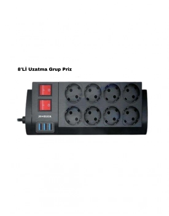 ® 8Lİ PRİZ