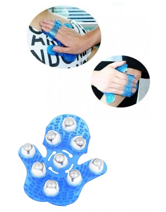 ® 9 Bilyeli Masaj Eldiveni Tüm Vücut Masajına Uygun Kafa Masaj Aleti