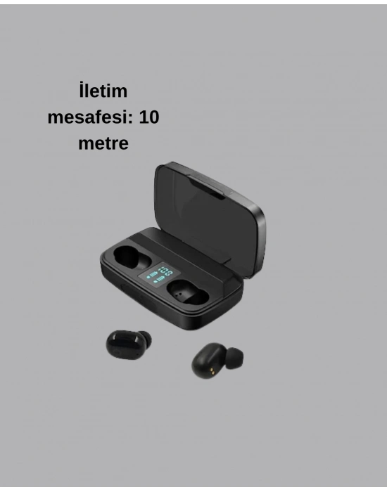 ® A10s TWS Bluetooth 5.0 Kulaklık – Powerbank’li Şarj Kutusu, Dokunmatik Kontrol, Gerçek Stereo