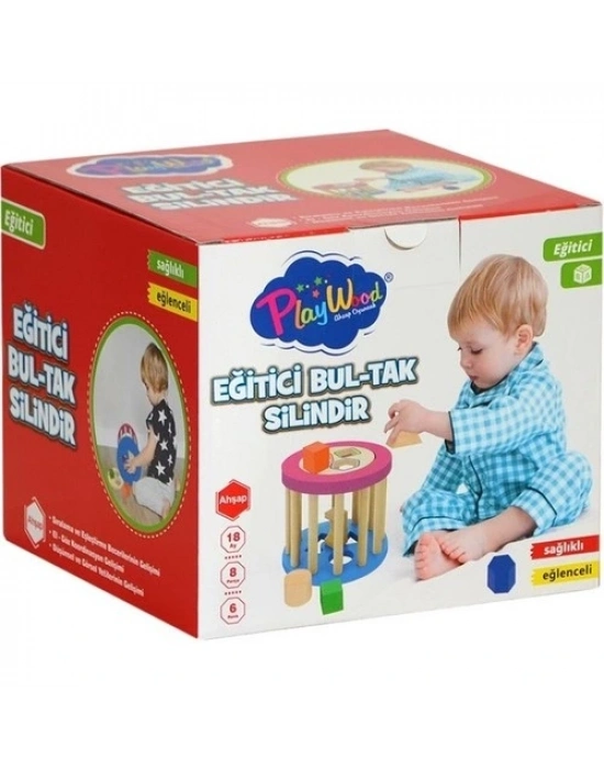 ®   Ahşap Eğitici Silindir Bultak 374