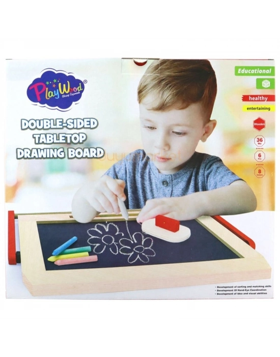 ®   Ahşap Masa Üstü Yazı Tahtası 385