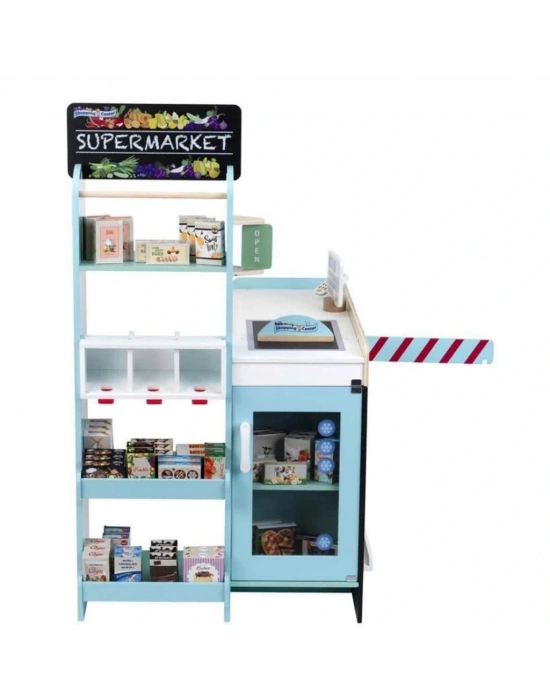 ® Ahşap Süpermarket Oyun Seti